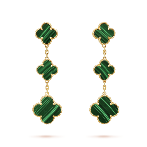 Magic Alhambra earrings, 3 patterns
